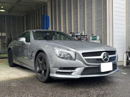 ベンツSL オイル交換